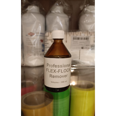 Розчинник для видалення термоплівок Flex, Flock з тканини. Об’єм 100 мл