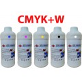 Преміум DTF (ДТФ) чорнила CMYK+W, 5 л