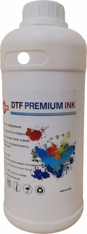 Преміум DTF (ДТФ) чорнила білі (White), 1 л Преміум DTF (ДТФ) чорнила білі (White), 1 л