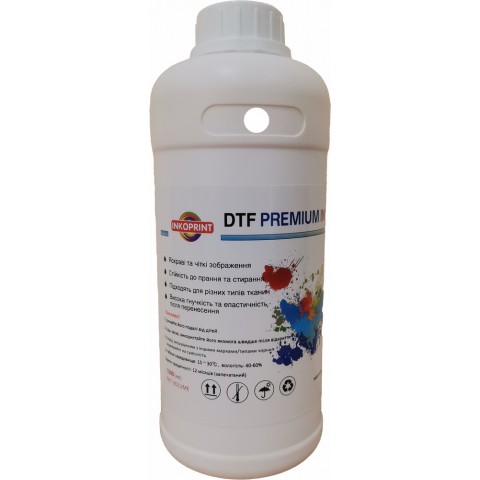 Преміум DTF (ДТФ) чорнила білі (White), 1 л Преміум DTF (ДТФ) чорнила білі (White), 1 л