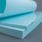 Waterslide Paper Blue А4 - світло-блакитний папір для холодної деколі (декалі) для лазерних та УФ принтерів (прозора плівка)