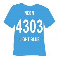 Poli-Flex Perform Neon Light Blue (4303) - термотрансферна плівка Полі-Флекс Перформ Неон Світло-Синя (1 пог м)