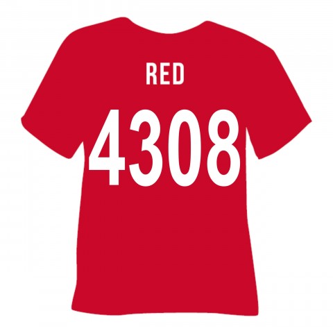 Poli-Flex Perform Red (4308) - термотрансферна плівка Полі-Флекс Перформ Червона (1 пог м)