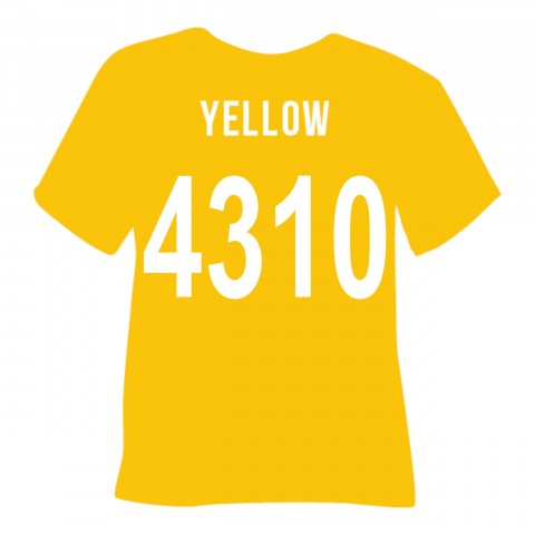 Poli-Flex Perform Yellow (4310) - термотрансферна плівка Полі-Флекс Перформ Жовта (1 пог м)