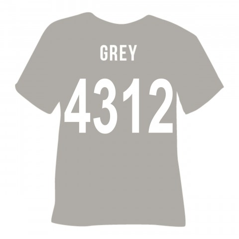 Poli-Flex Perform Grey (4312) - термотрансферна плівка Полі-Флекс Перформ Сіра (1 пог м)