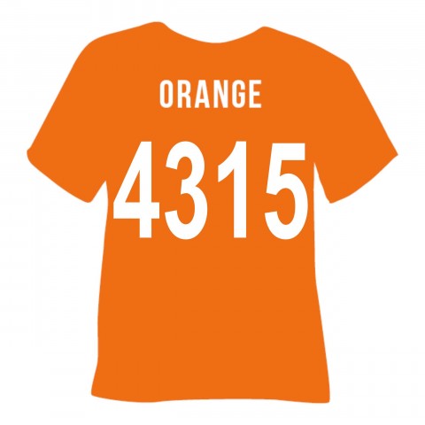 Poli-Flex Perform Orange (4315) - термотрансферна плівка Полі-Флекс Перформ Помаранчева (1 пог м)