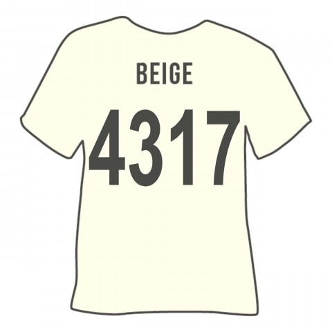 Poli-Flex Perform Beige (4317) - термотрансферна плівка Полі-Флекс Перформ Бежева (1 пог м)