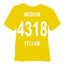 Poli-Flex Perform Medium Yellow (4318) - термотрансферна плівка Полі-Флекс Перформ Жовта (1 пог м)