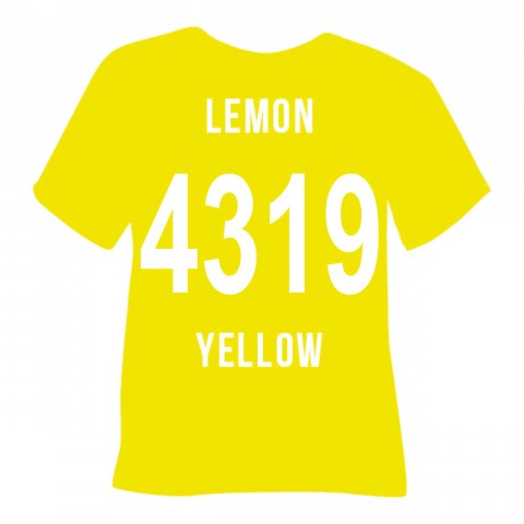 Poli-Flex Perform Lemon Yellow (4319) - термотрансферна плівка Полі-Флекс Перформ Лимон (1 пог м)