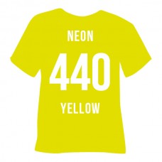 Poli-Flex Premium Neon Yellow (440) - плівка для термоперенесення Полі-Флекс Преміум Неон Жовта (1 пог м)