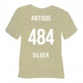 Poli-Flex Premium Antique Silver (484) - плівка для термоперенесення Полі-Флекс Преміум Античне Срібло (1 пог м)