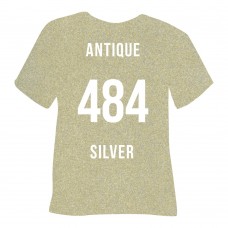 Poli-Flex Premium Antique Silver (484) - плівка для термоперенесення Полі-Флекс Преміум Античне Срібло (1 пог м)