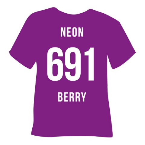 Poli-Flex Premium Neon Berry (691) - плівка для термоперенесення Полі-Флекс Преміум Неон Ягідна (1 пог м)