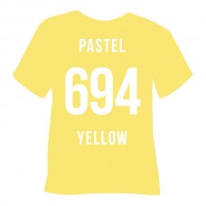 Poli-Flex Premium Pastel Yellow (694) - плівка для термоперенесення Полі-Флекс Преміум Пастельно-Жовта (1 пог м)