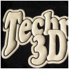 Siser 3D Techno White (TE0001) - пленка для термопереноса на ткани с 3D эффектом Сисер 3Д Техно Белая, 200 мкм