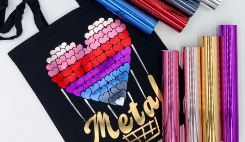 Siser Metal - плівка для термоперенесення з металевим блиском