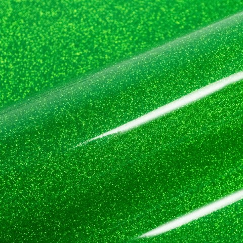 Siser Twinkle Green (TW0009) - гладка плівка для термоперенесення з вкрапленими блискітками Зелена (1 пог м)