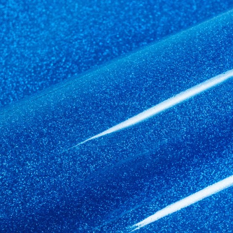 Siser Twinkle Royal Blue (TW0013) - гладка плівка для термоперенесення з вкрапленими блискітками Королівський Синій (1 пог м)