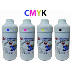 Сублімаційні чорнила преміум комплект (CMYK), 1 л