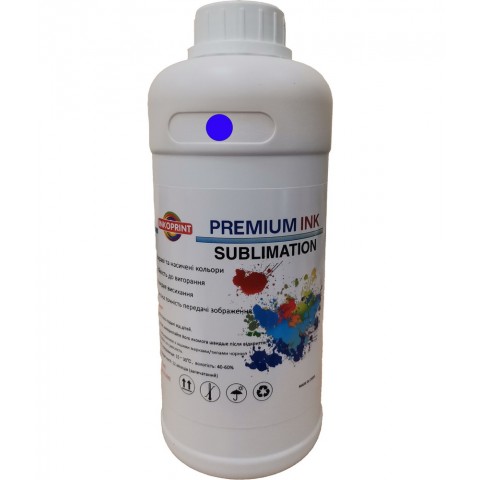Сублімаційні чорнила преміум сині (Cyan), 1 л Сублімаційні чорнила преміум сині (Cyan), 1 л