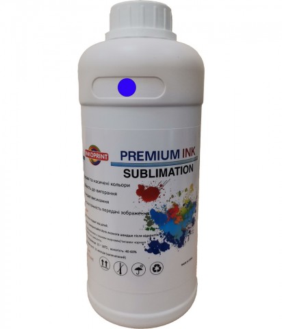 Сублімаційні чорнила преміум сині (Cyan), 1 л Сублімаційні чорнила преміум сині (Cyan), 1 л