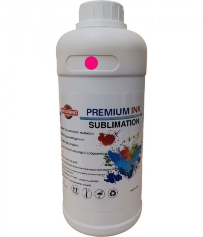 Сублімаційні чорнила преміум пурпурові (Magenta), 1 л Сублімаційні чорнила преміум пурпурові (Magenta), 1 л