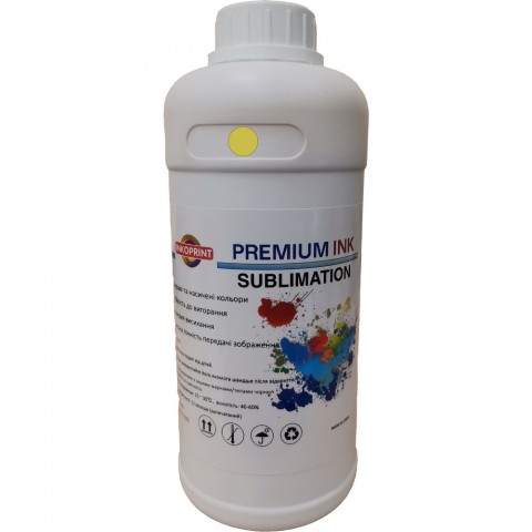 Сублімаційні чорнила преміум жовті (Yellow), 1 л Сублімаційні чорнила преміум жовті (Yellow), 1 л